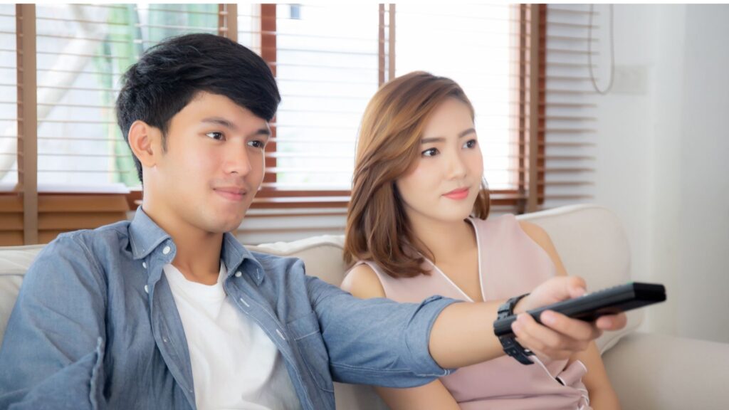 couple chilling 