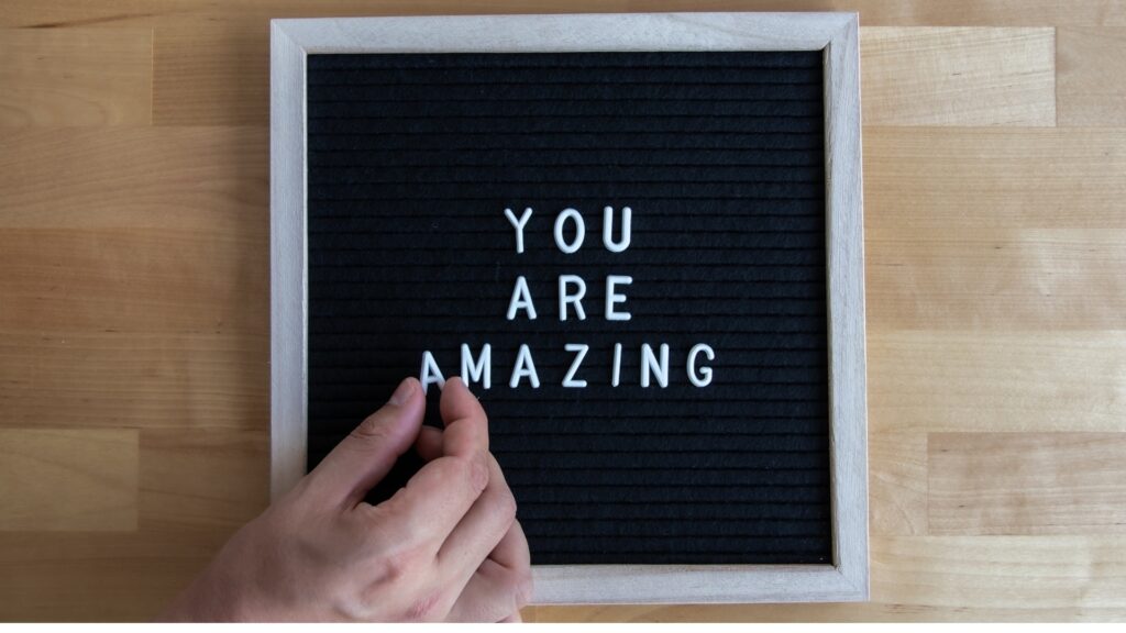 Encouraging and positive words from along-distance partner to her lover