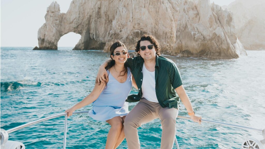 couple having a time of their lives in their dream vacation