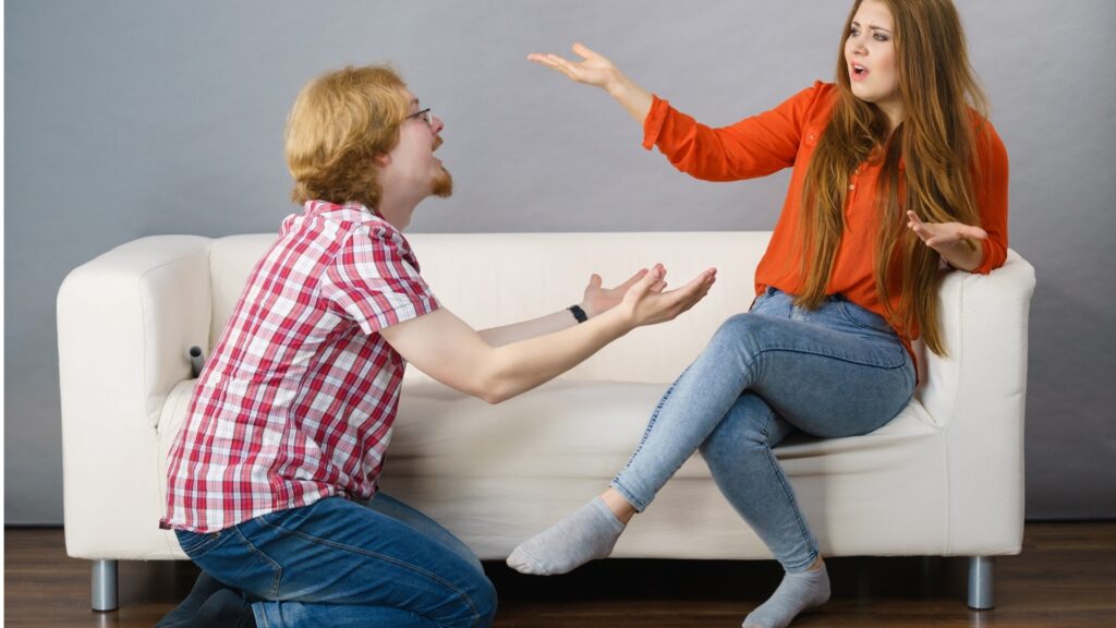man begging for lady to return as they used to be immediately after a breach in trust in their relationship