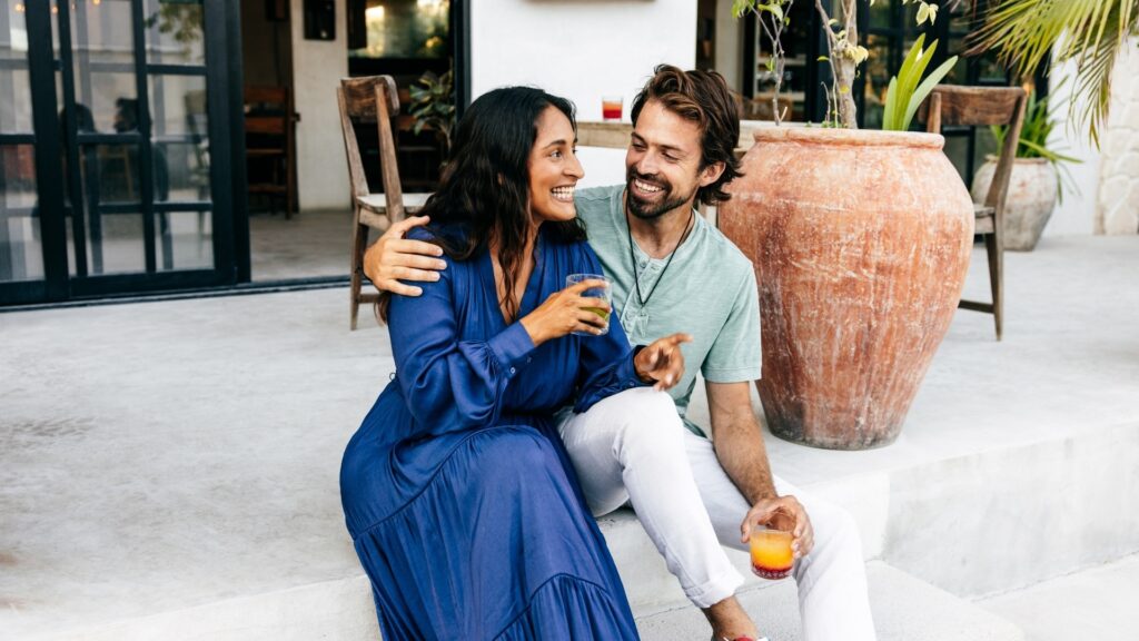 couple excited about each other