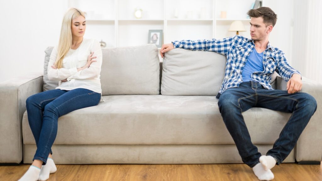 couple keeping scores against each other