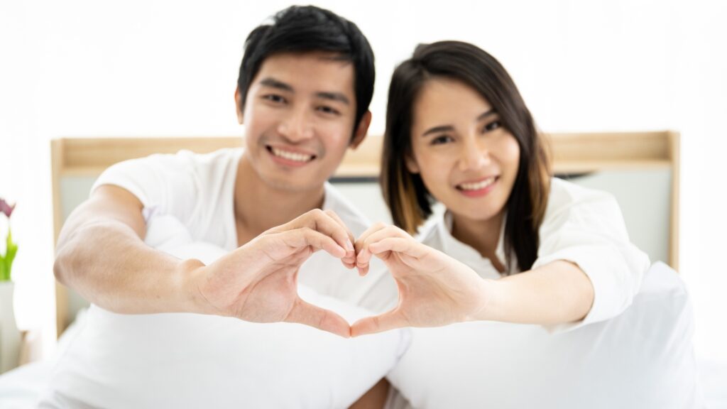 couple playing never have i ever game