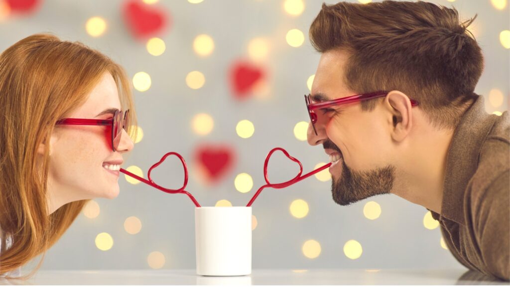 long-distance couple playing emoji game