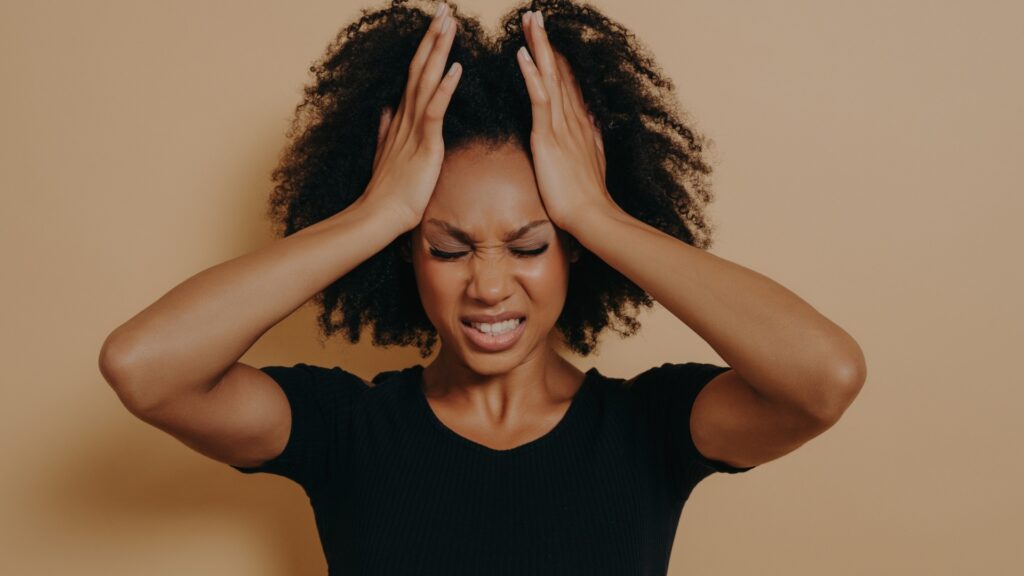 woman very angry with her boyfriend