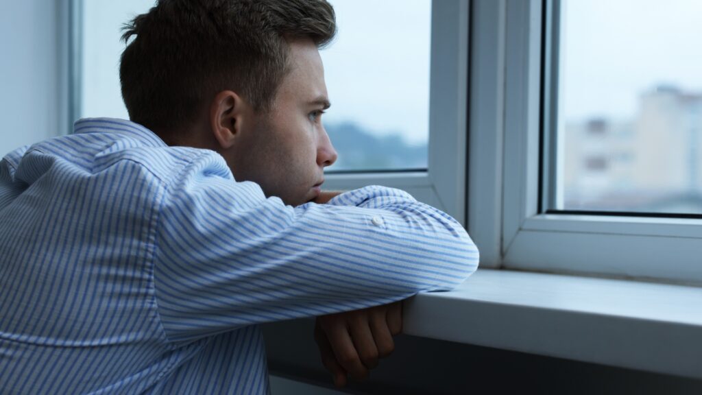 man tired of playing presence in his long-distance relationship 