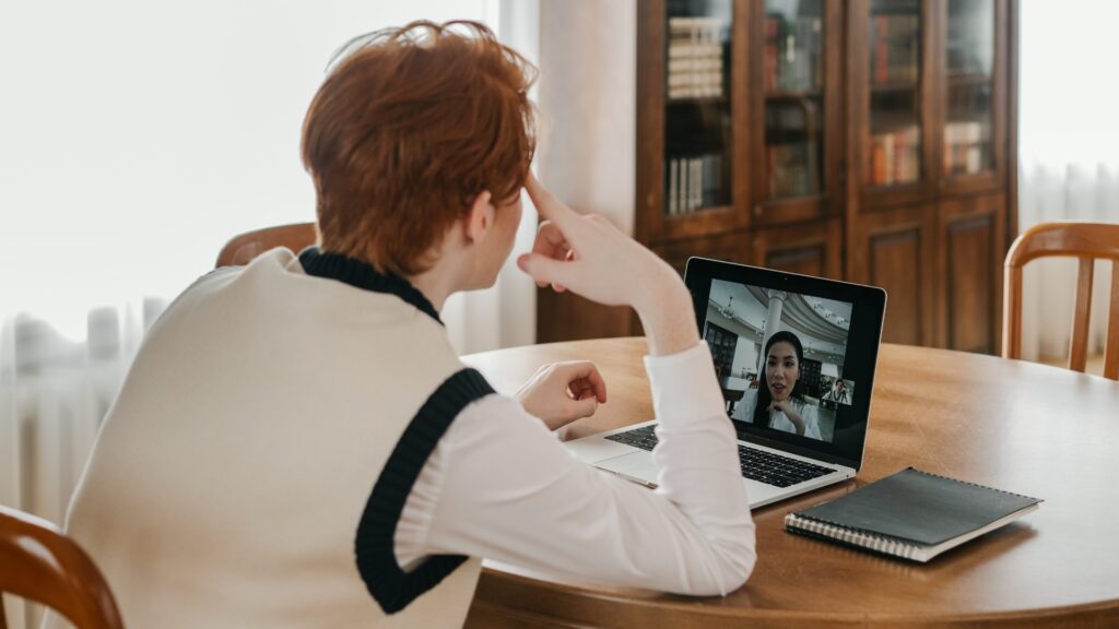 man feeling exhausted after spending 2 hours on call listening to his long-distance partner