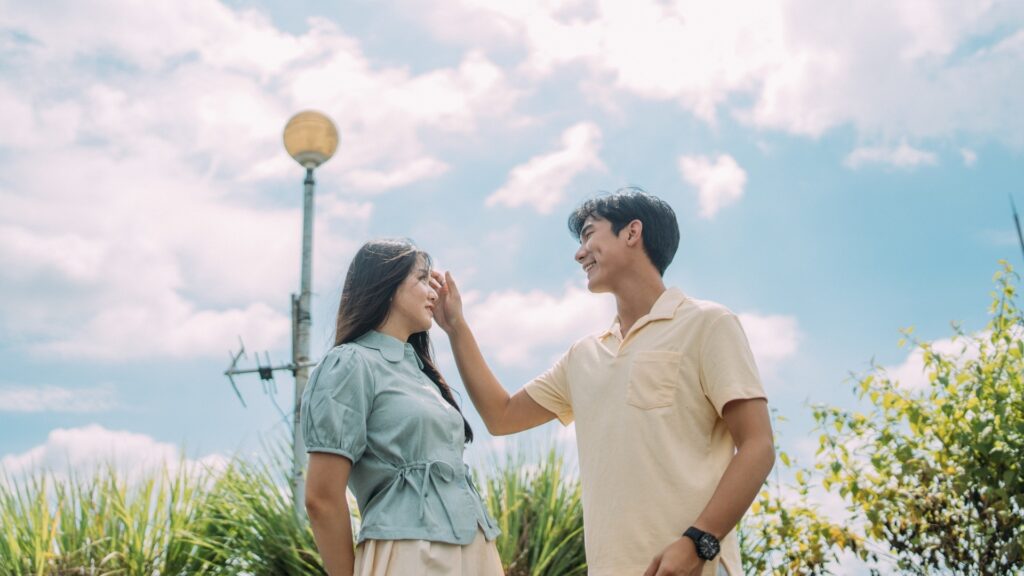 couple taking a walk 