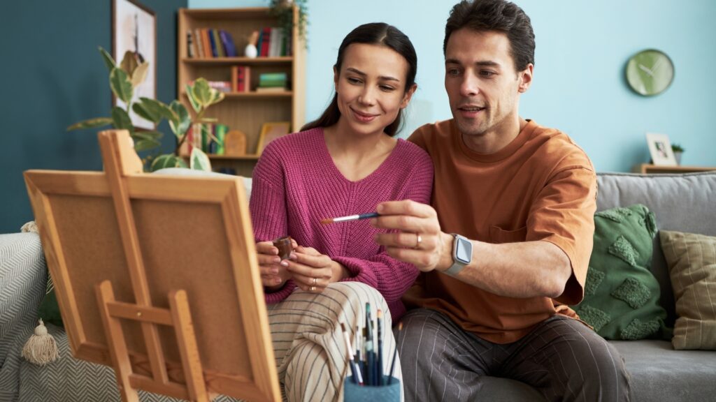 33 DIY Paint Night Date Ideas for long distance couple
