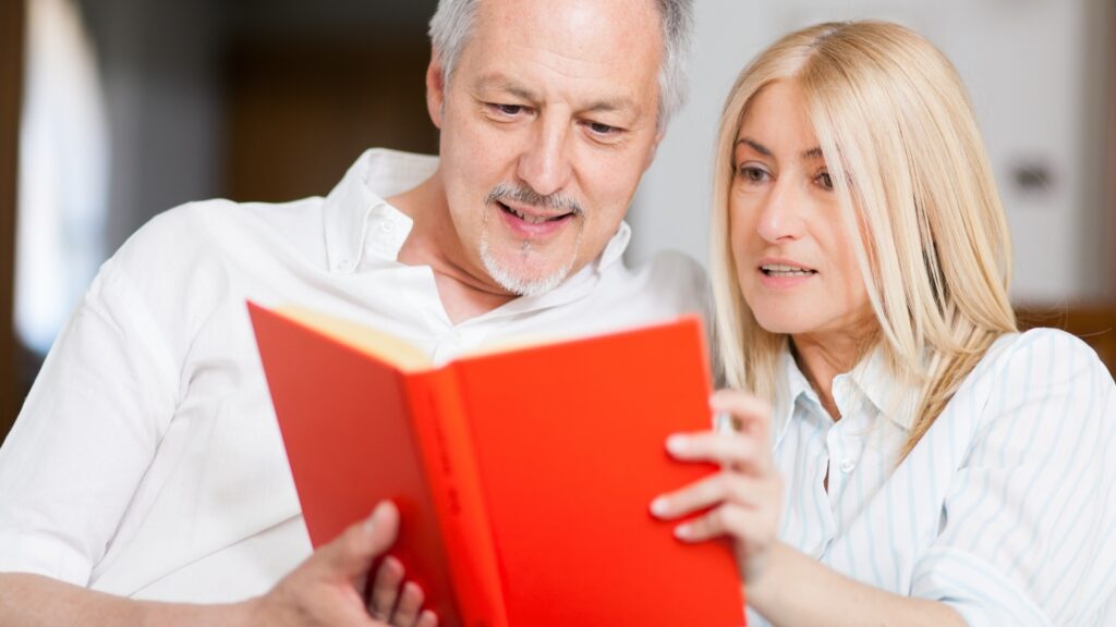 couple reading poetry to each other