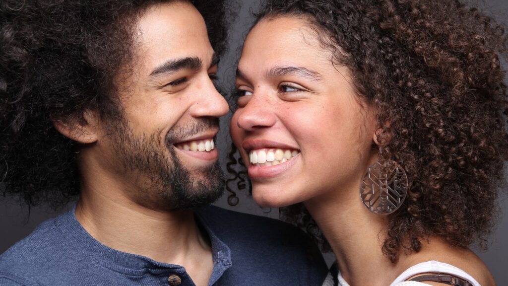 couple having a conversation in order to improve their team work