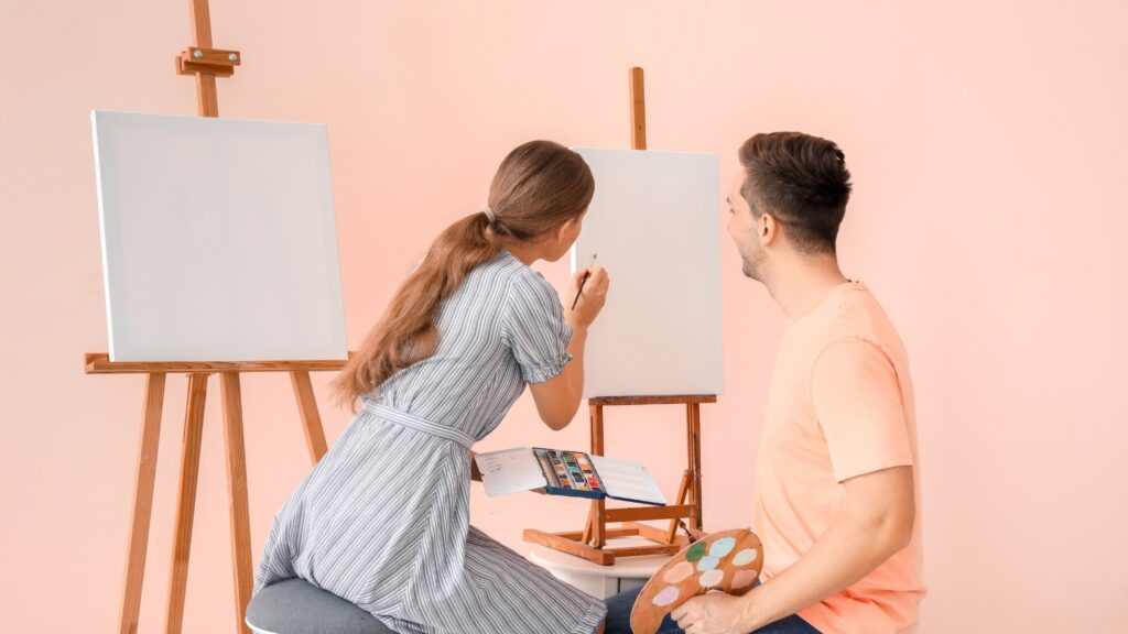 33 DIY Paint Night Date Ideas for long distance couple
