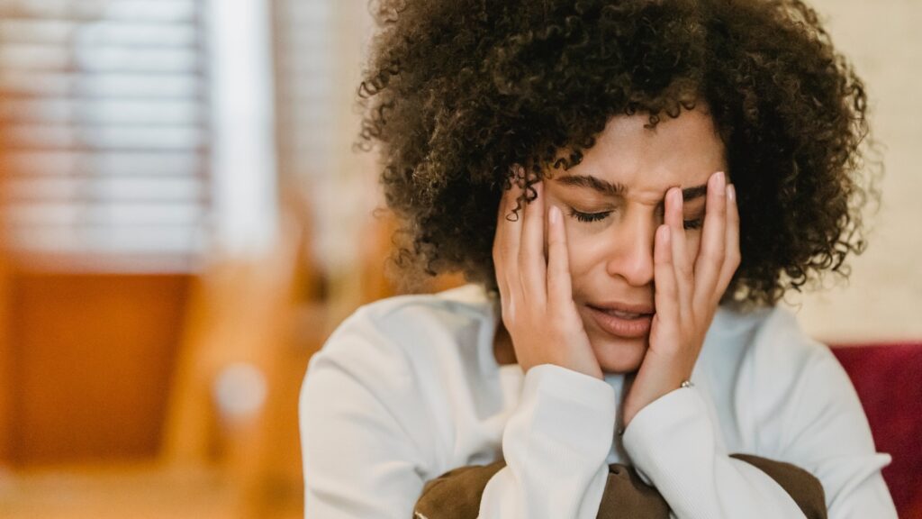 lady battling insecurities from the past