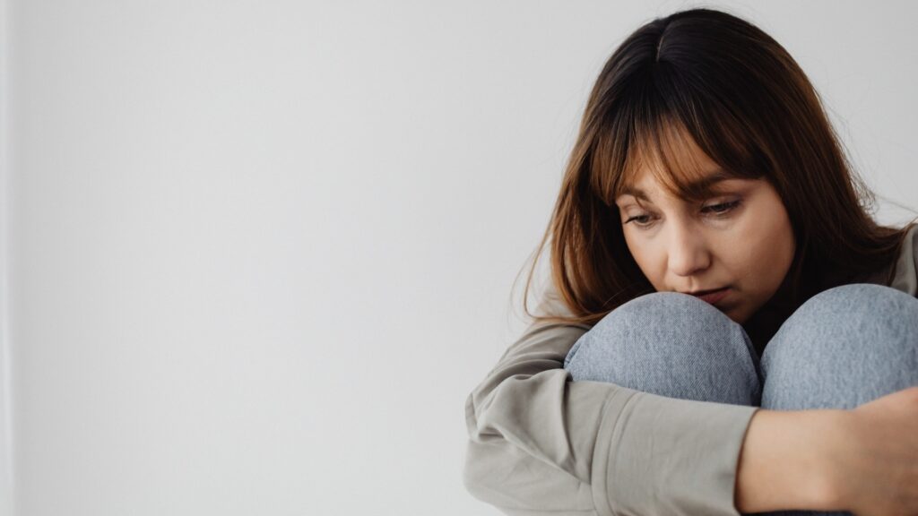 lady feeling lonely as her life makes no progress