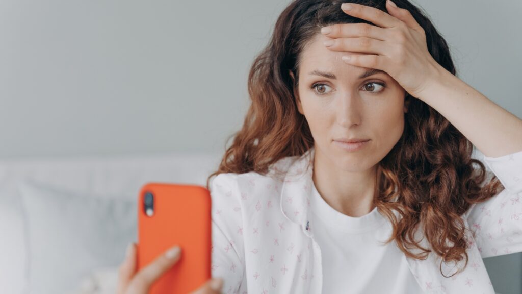 lady worried her relationship is about to end