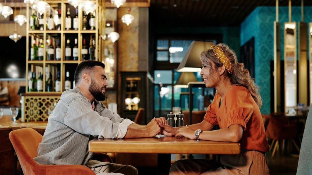 couple having a discussion