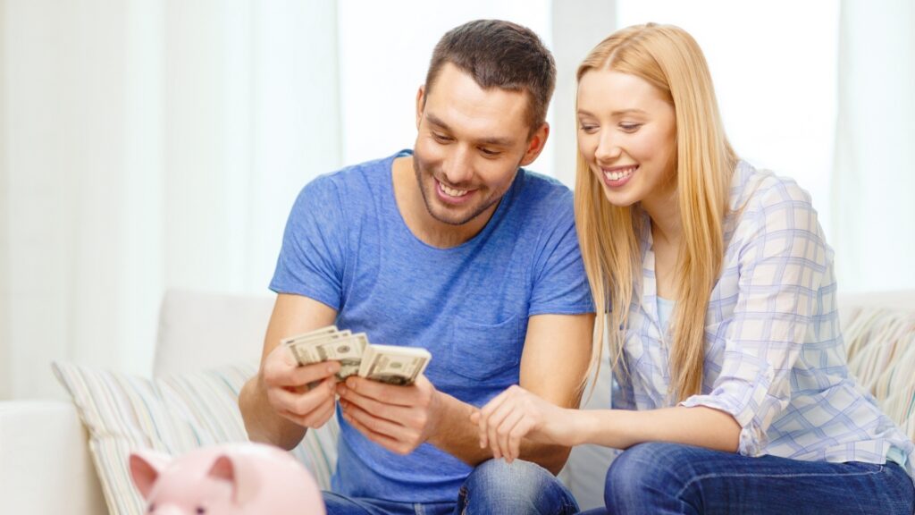 couple making decisions on how to manage their finances