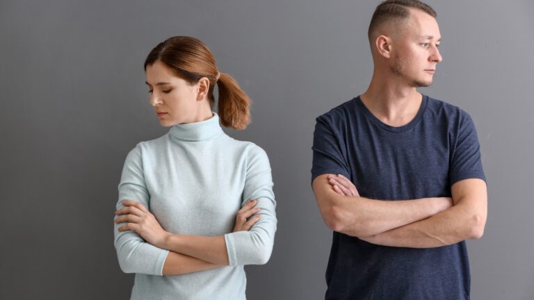 couple having a challenge
